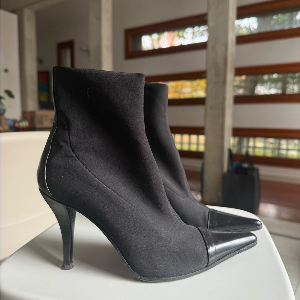 Italian Black Women's Ankle Boots Booties
